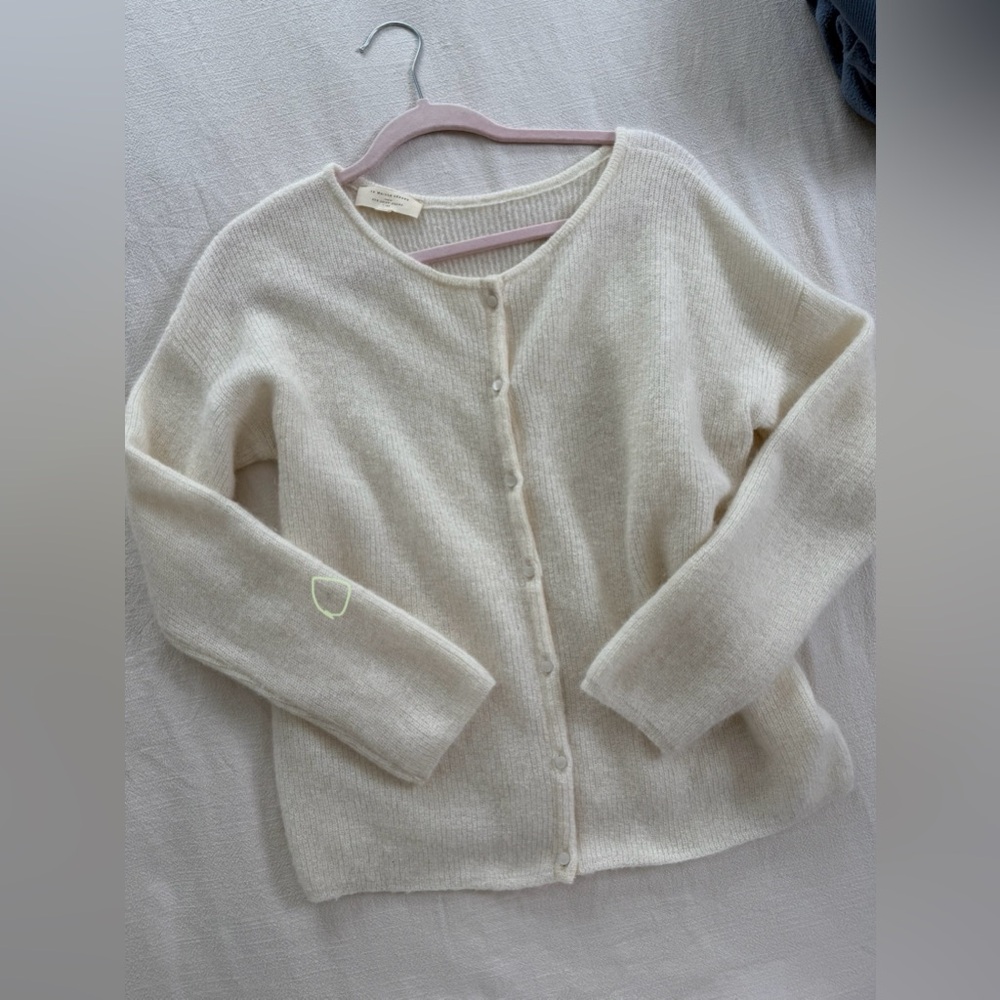 Sezane Gaspard Cardigan Ecru - Picture 4 of 4